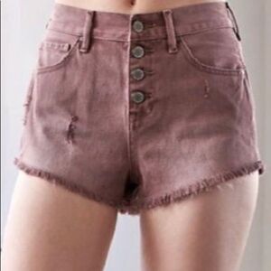 NWT Bullhead denim high rise shorts size 24